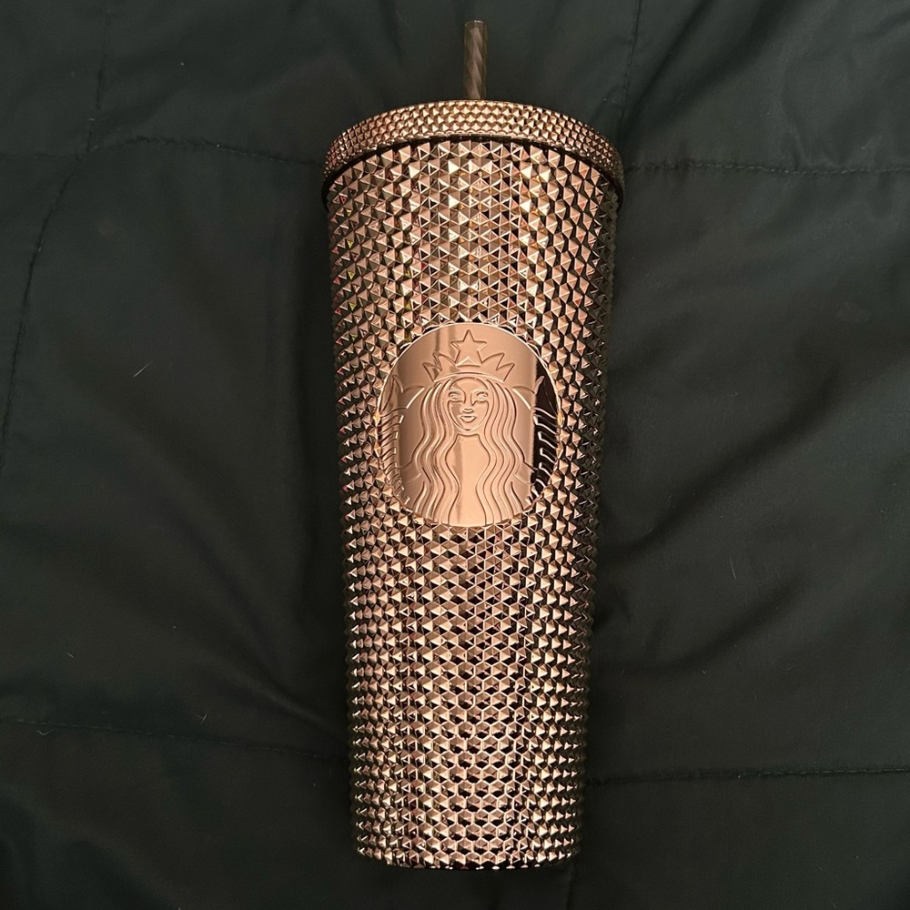 Starbucks Gold Textured Tumbler